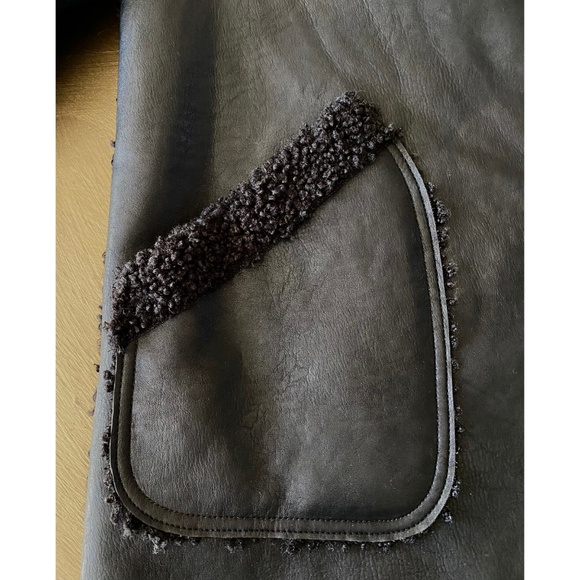 Max Studio - Black Bomber Zippered Jacket Coat Size Large NWT - Picture 3 of 4